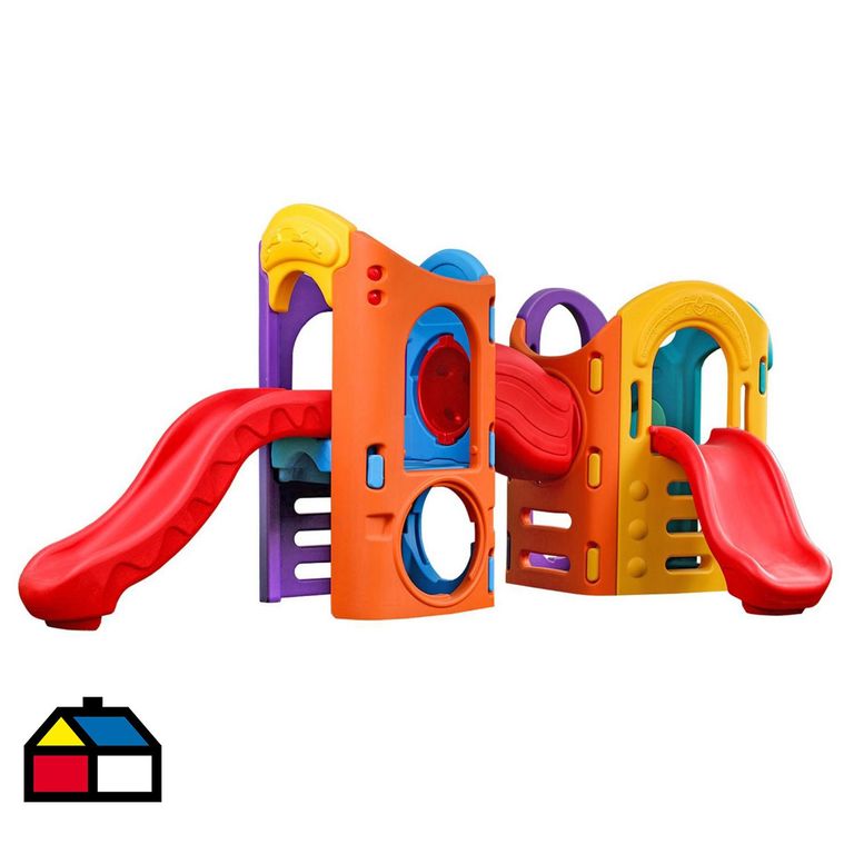 Juego Laberinto Conector 110x163x410 cm Morado/Rojo/Amarillo