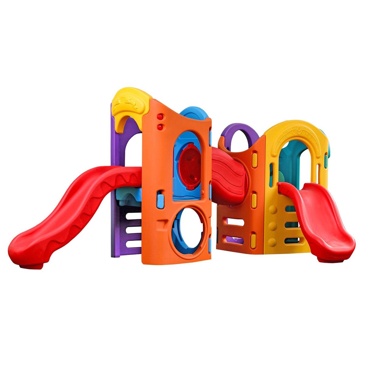 SM - Juego Laberinto Conector 110x163x410 cm Morado/Rojo/Amarillo