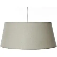 DISEÑO 3 - Lámpara de colgar Tela Cónica Beige.