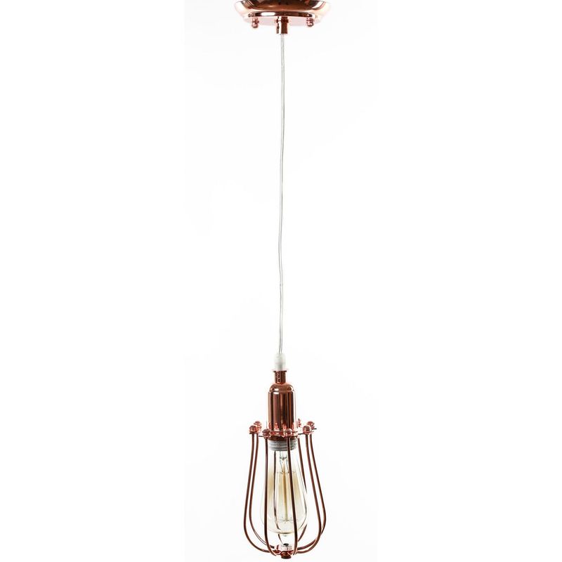 DISEÑO 3 - Lámpara de colgar Acero Edison Cobre