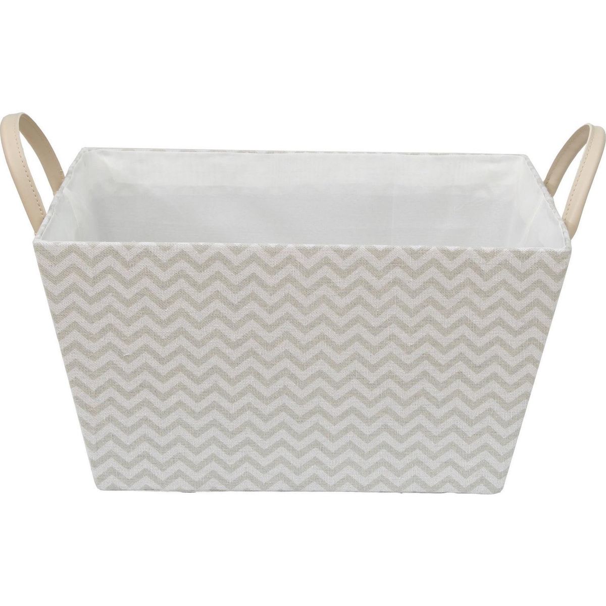 JUST HOME COLLECTION - Caja de tela zigzag 37x20x27 cm
