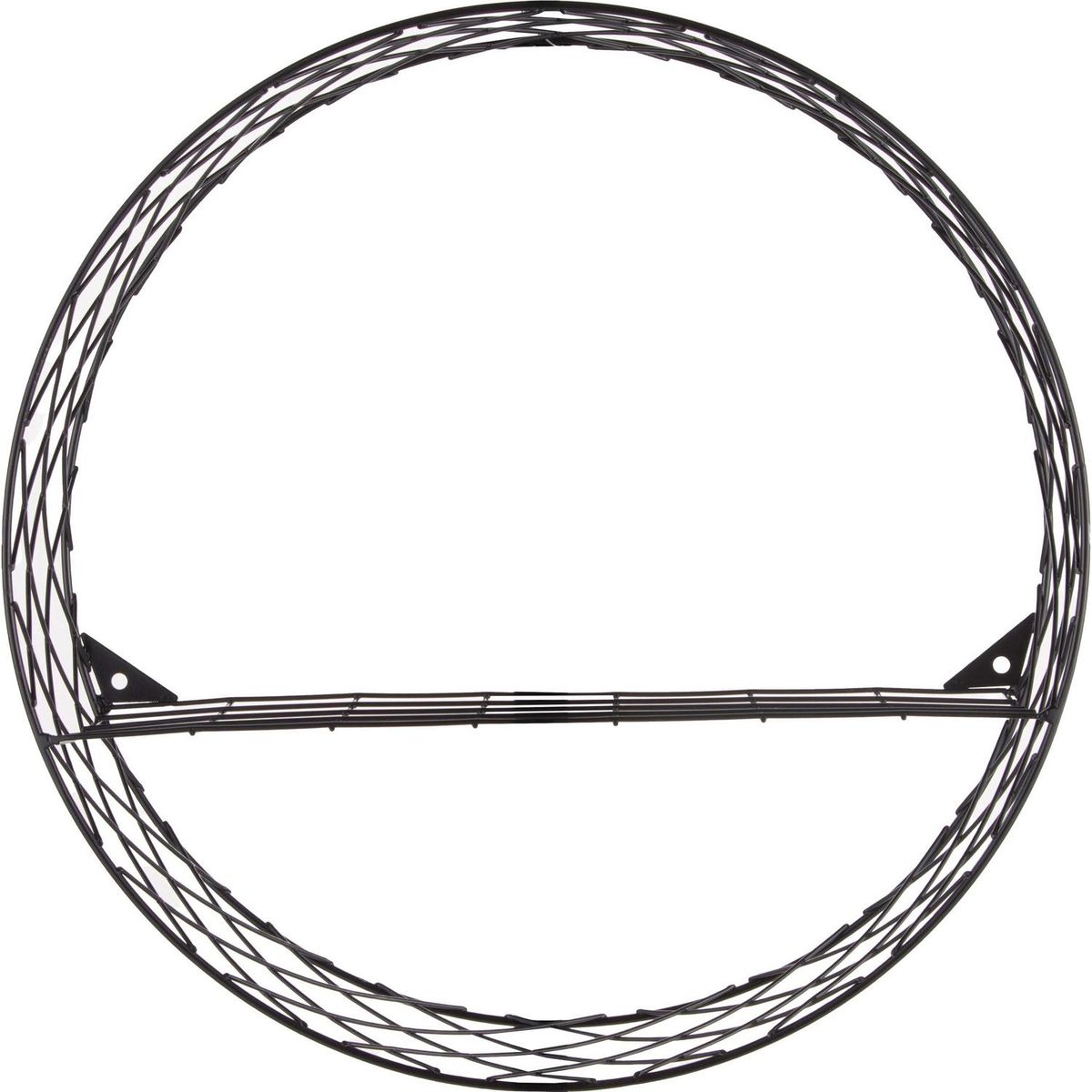 JUST HOME COLLECTION - Repisa metal tejido rombos