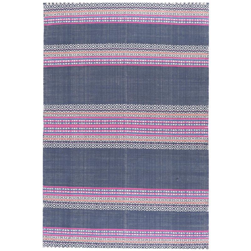 DIB - Alfombra Etnic 140x200 cm Algodón Multicolor