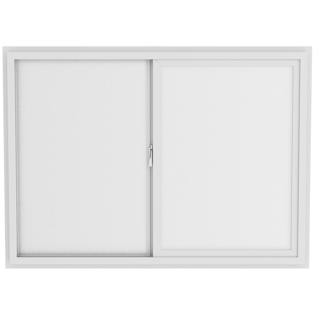 WINTEC - Ventana termopanel Low-E PVC 70x50 cm blanco corredera