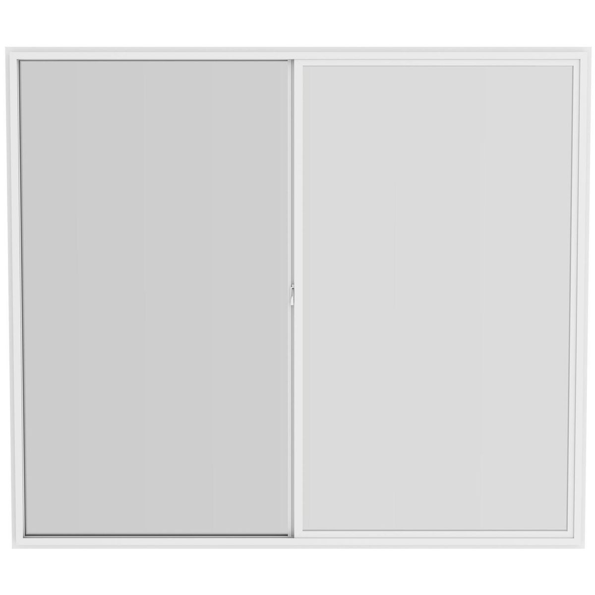 WINTEC - Ventana termopanel Low-E PVC 140x120 cm blanco corredera