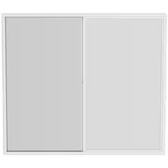 WINTEC - Ventana termopanel Low-E PVC 140x120 cm blanco corredera