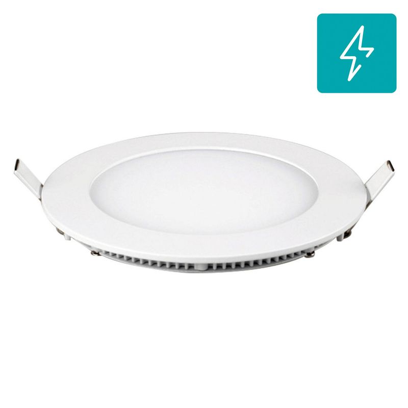 COMPACTA - Panel led redondo 22,5 cm diametro 18w luz neutra