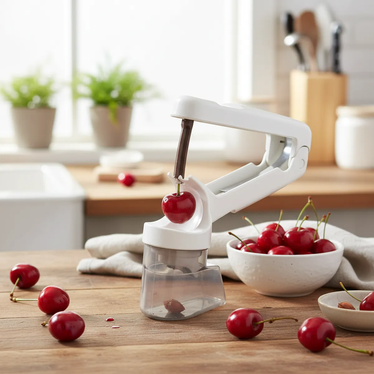 LEIFHEIT - Removedor de Cuescos Cerezas Leifheit Surtido Ergonómico