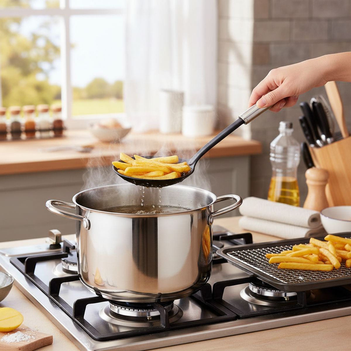 LEIFHEIT - Espumadera Leifheit y Resistente Al Calor 33 cm