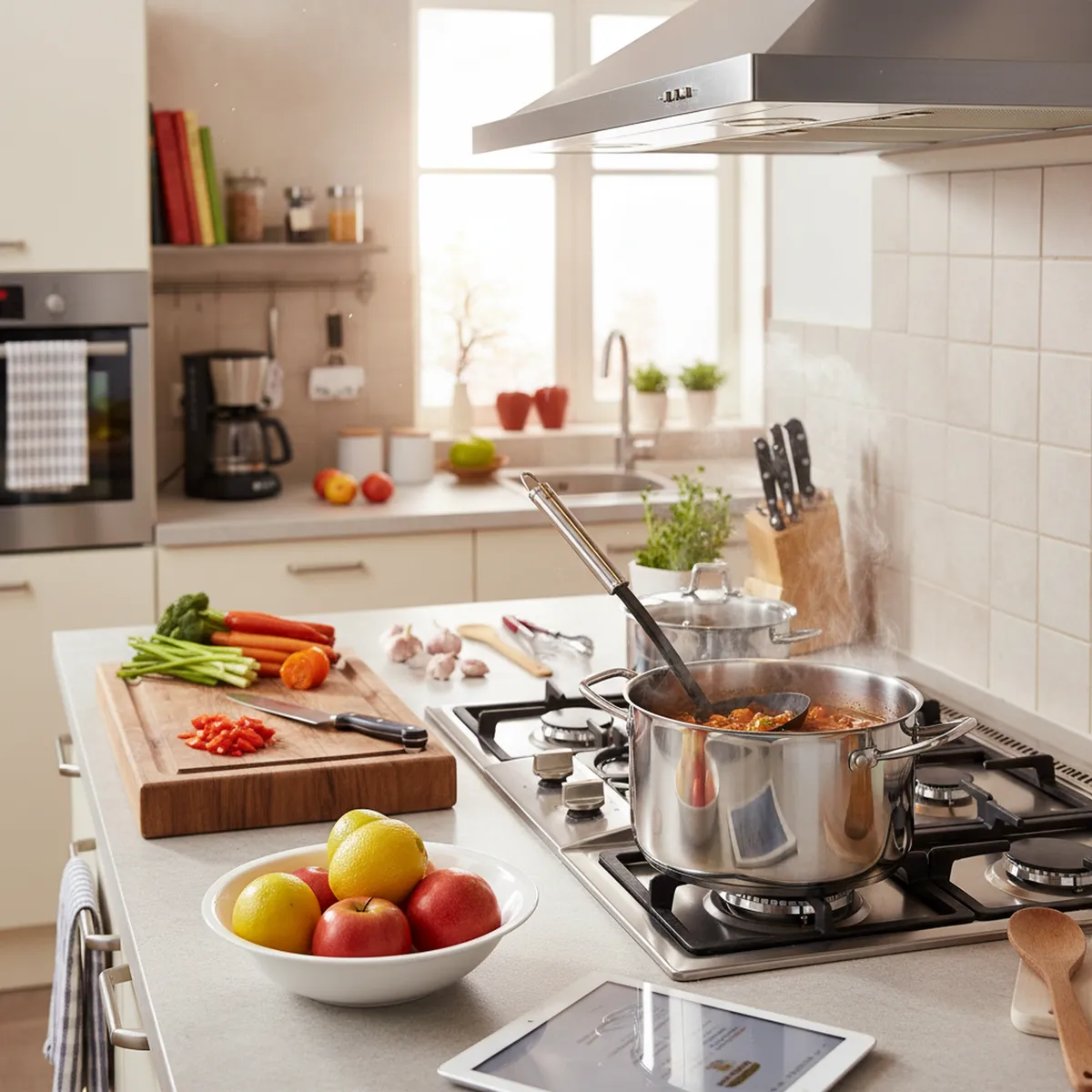 LEIFHEIT - Cucharón Leifheit Largo de y Inoxidable Negro