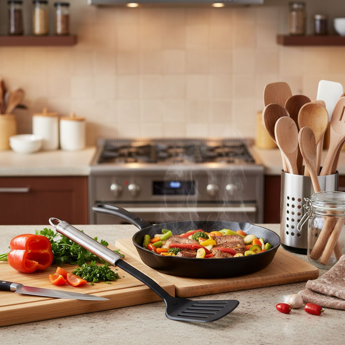 LEIFHEIT - Espátula Leifheit y Resistente al Calor