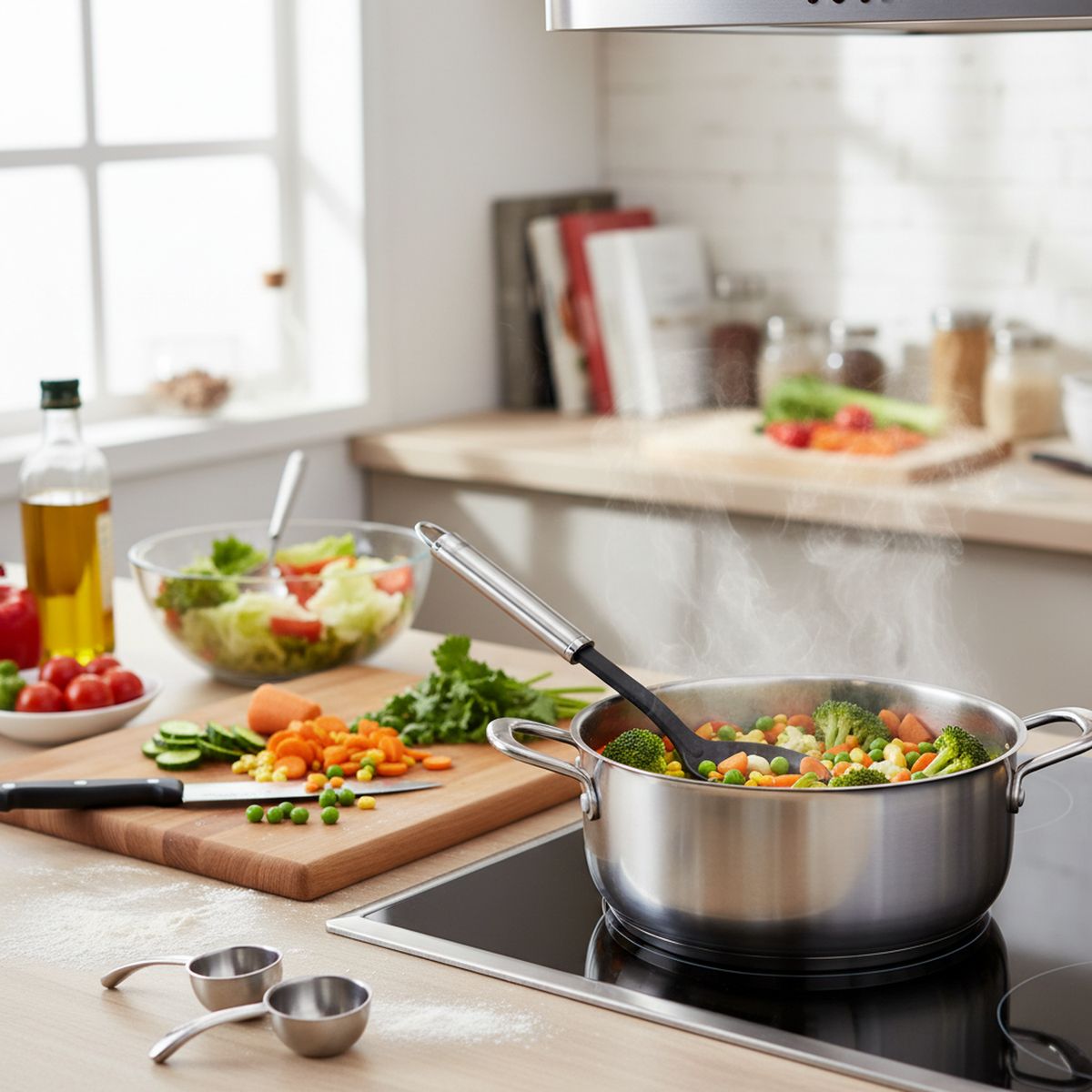 LEIFHEIT - Cuchara para Vegetales Leifheit y Negro