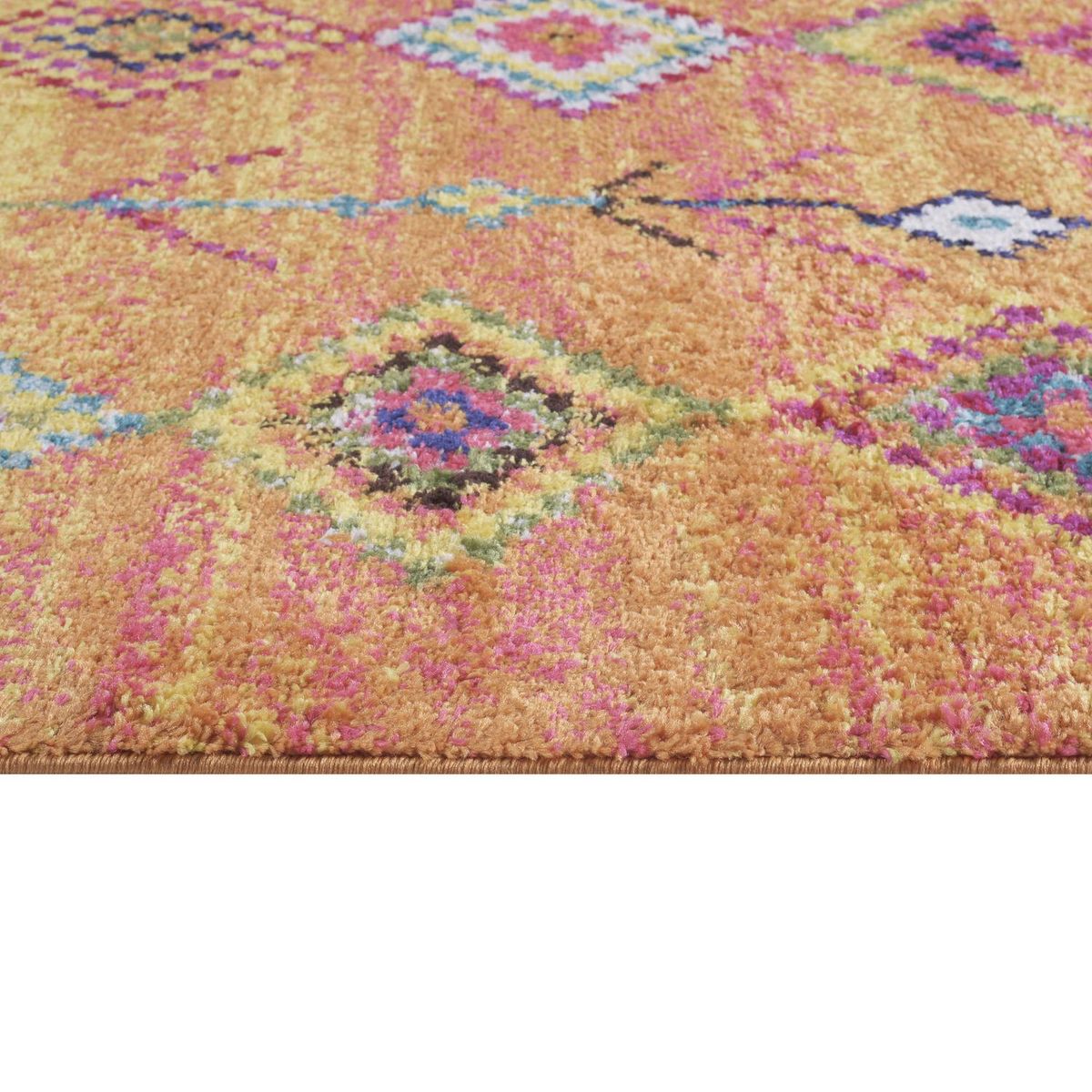 DIB - Alfombra Shaggy Kilimanjaro 133x190 cm Polipropileno Naranjo