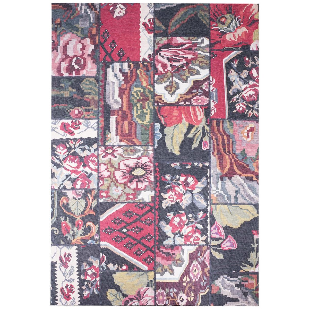 DIB - Bajada de Cama Kyle 80x120 cm Chenille Negro