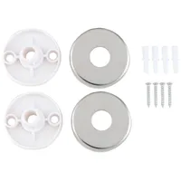 Flanche Con Tapa Inoxidable Plástico 2 Unidades