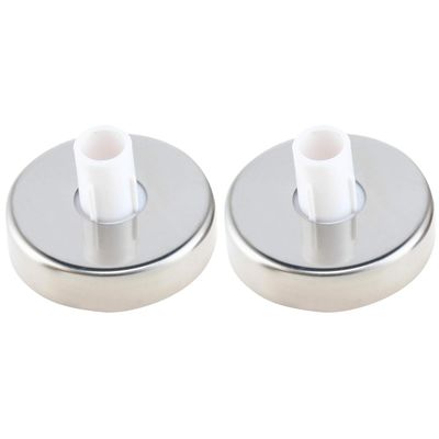 Imagen 2 del producto Flanche Con Tapa Inoxidable Plástico 2 Unidades