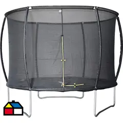 TALBOT - Cama Elástica y Malla Protección 244x256x244 cm Ngro