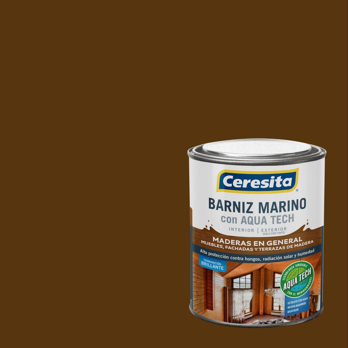 CERESITA - Barniz Marino Brillante 0.25 galón(es) Roble