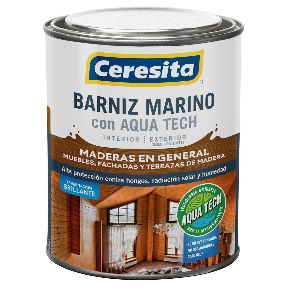 CERESITA - Barniz Marino Brillante 0.25 galón(es) Maple