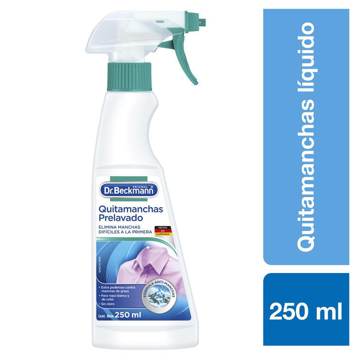 DR. BECKMANN - Quitamanchas Prelavador 0.25 l Botella