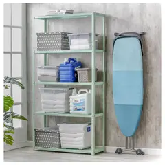 JUST HOME COLLECTION - Estante Metal 5 Nivel(es) 90x172x30 cm Verde