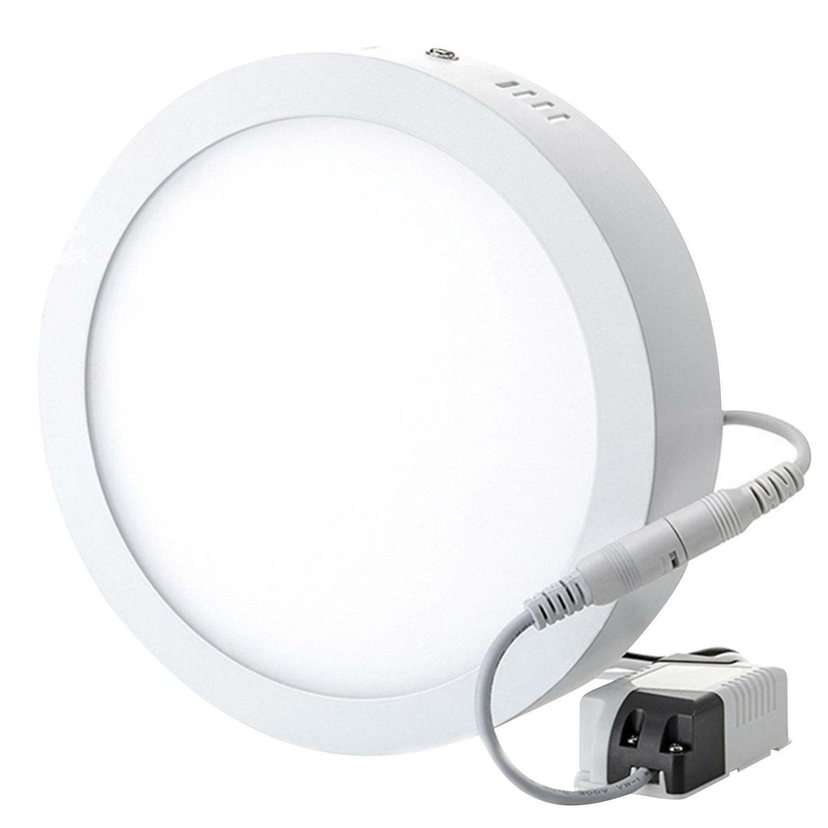 HB LEDS - Panel sobrepuesto redondo 12 W cálido