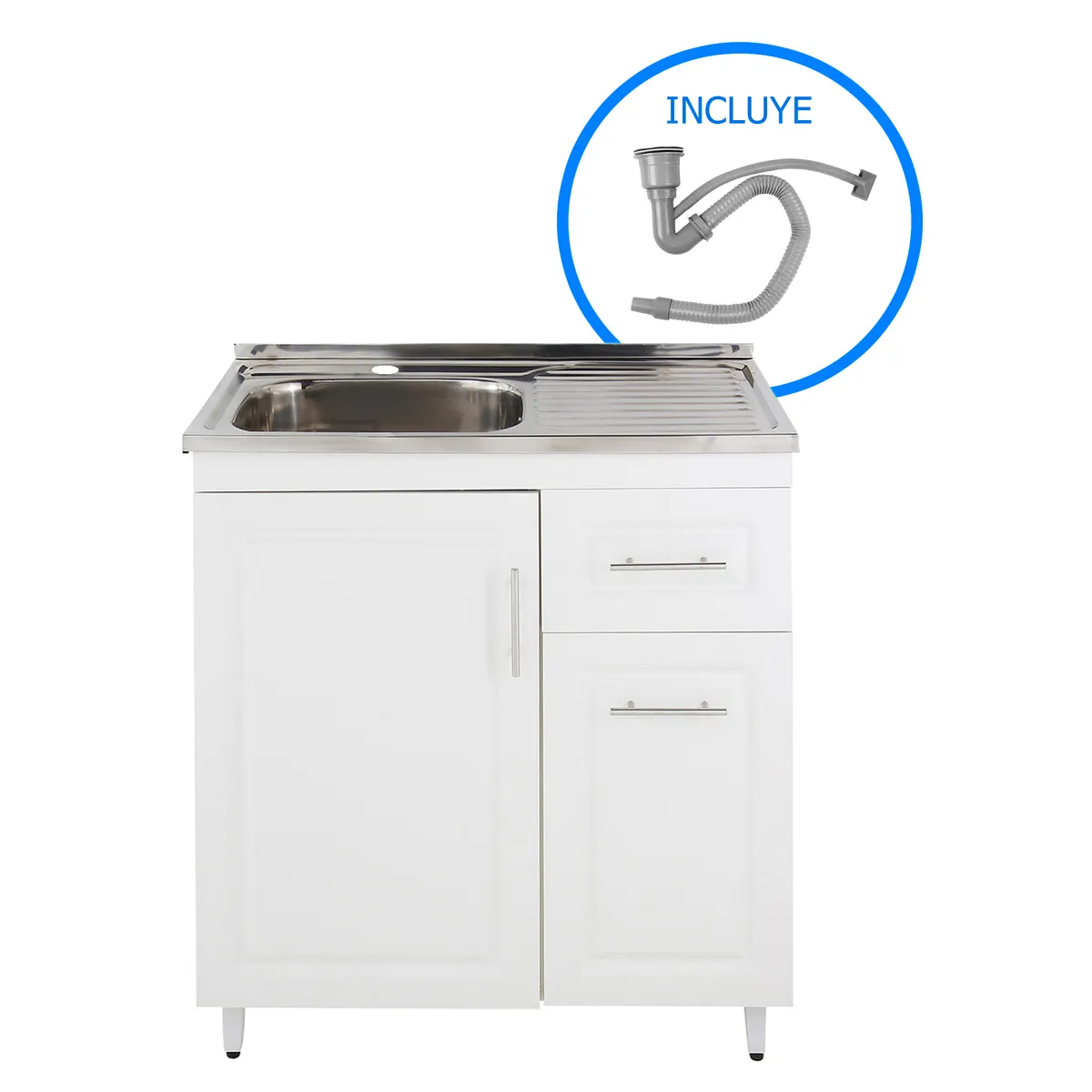 DOMSA - Kit mueble lavaplatos PD-80 80x50x80 cm