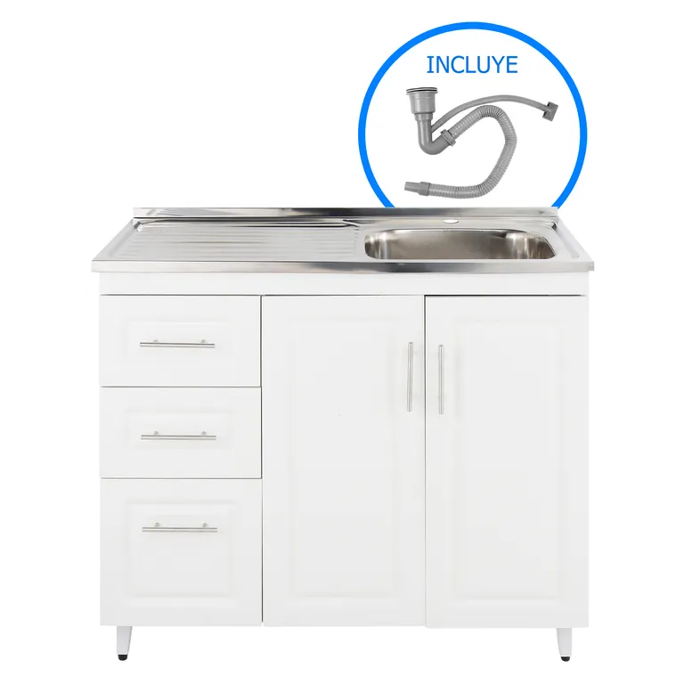 Kit mueble lavaplatos PI-100 100x50x80 cm