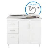 Kit mueble lavaplatos PI-100 100x50x80 cm