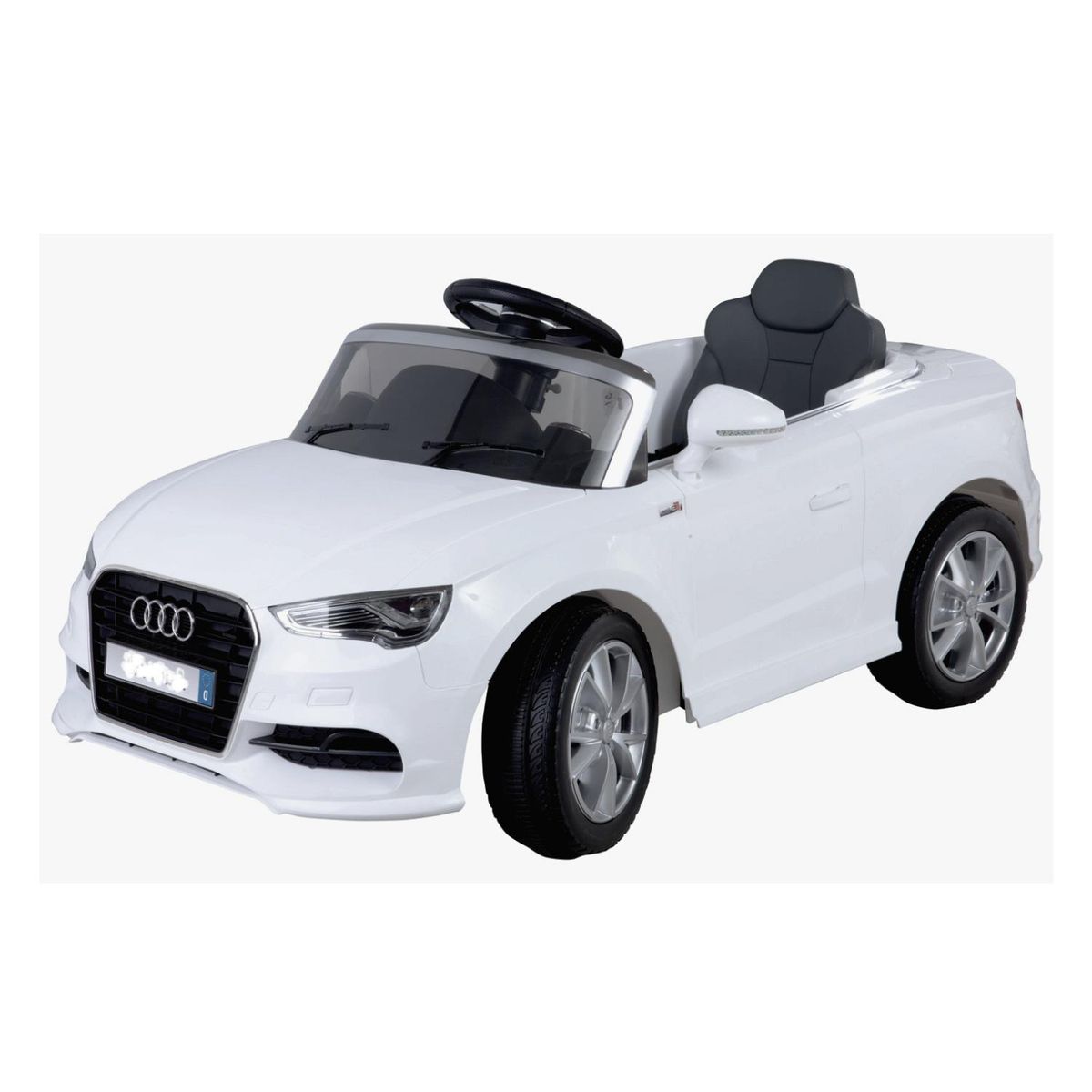 KIDSCOOL - Auto blanco A3 batería 6V licencia Audi