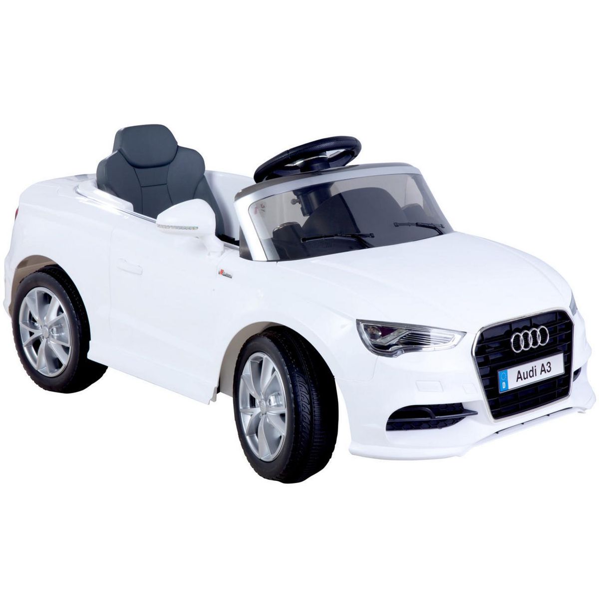 KIDSCOOL - Auto blanco A3 batería 6V licencia Audi