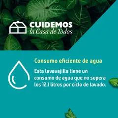 SAMSUNG - Lavavajillas 13 Cubiertos Blanco DW60M6040FW/ZS