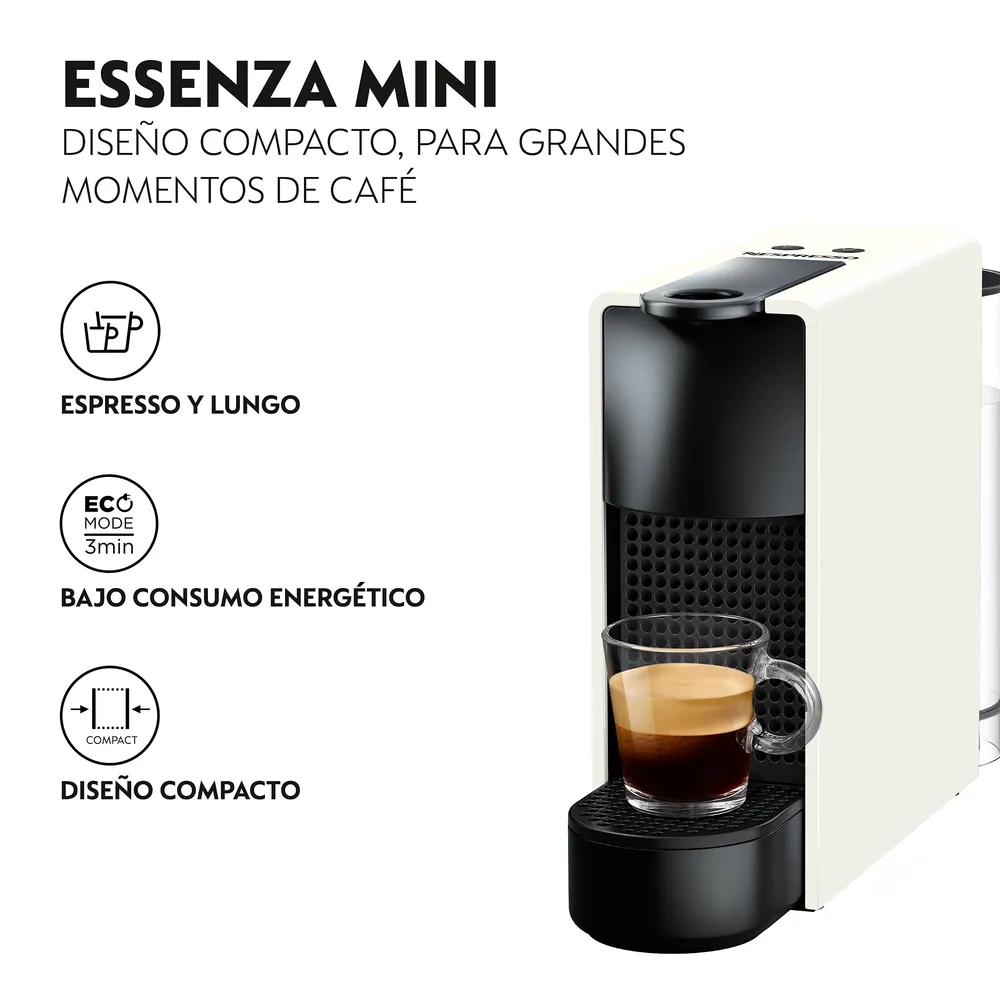 Cafetera Essenza Mini de Cápsula 0.6 l 1255 W Blanco, foto 4
