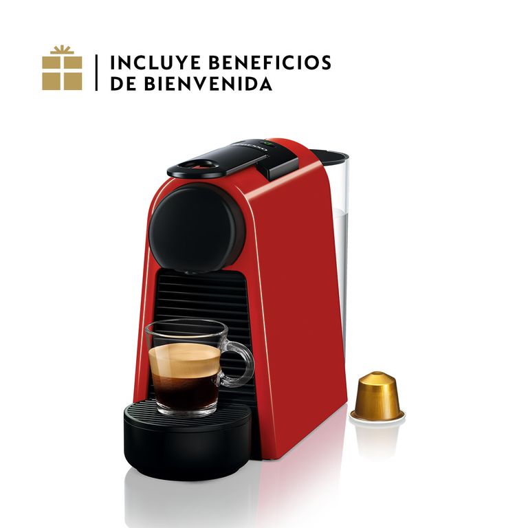 Cafetera Essenza Mini de Cápsula 0.6 l 1255 W Rojo