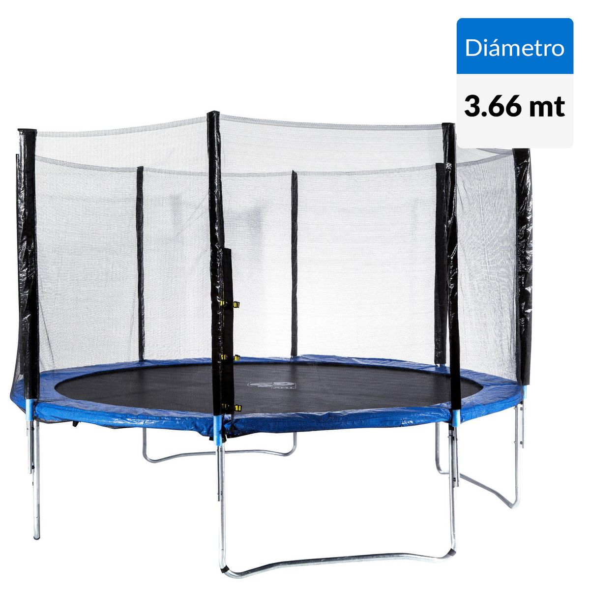 KIDSCOOL - Cama Elástica 366x259x366 cm Azul
