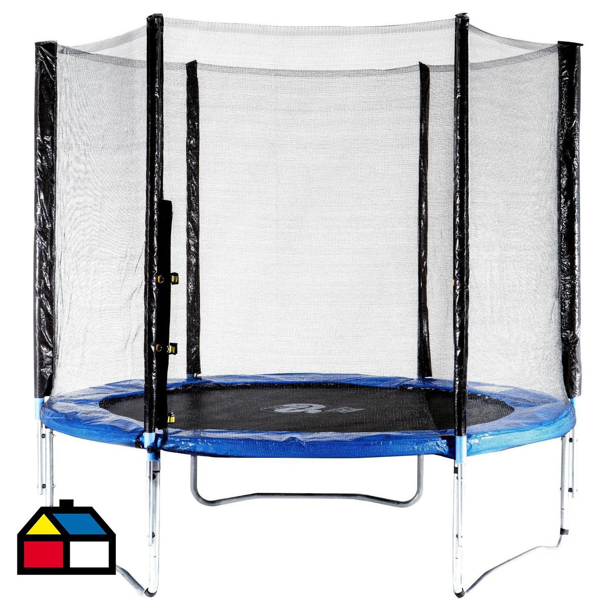 KIDSCOOL - Cama Elástica 183x201x183 cm Azul