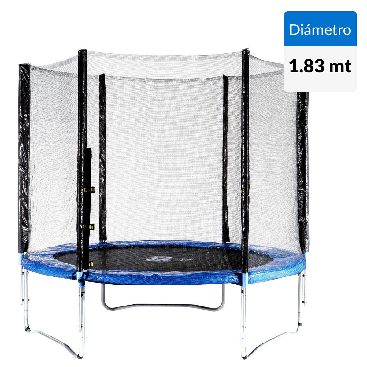 KIDSCOOL - Cama Elástica 183x201x183 cm Azul