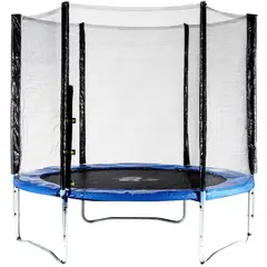 KIDSCOOL - Cama Elástica 244x238x244 cm Azul