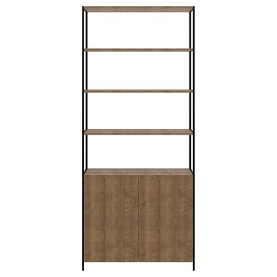 Estante 2 puertas 4 repisas 90x211,2x36 cm Steel Quadra
