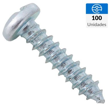 Tornillo Roscalata Cabeza Phillips Metal 1/2 