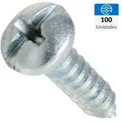 MAMUT - Tornillo Roscalata Cabeza Phillips Metal 5/8 " 8 mm 100 unidad(es)