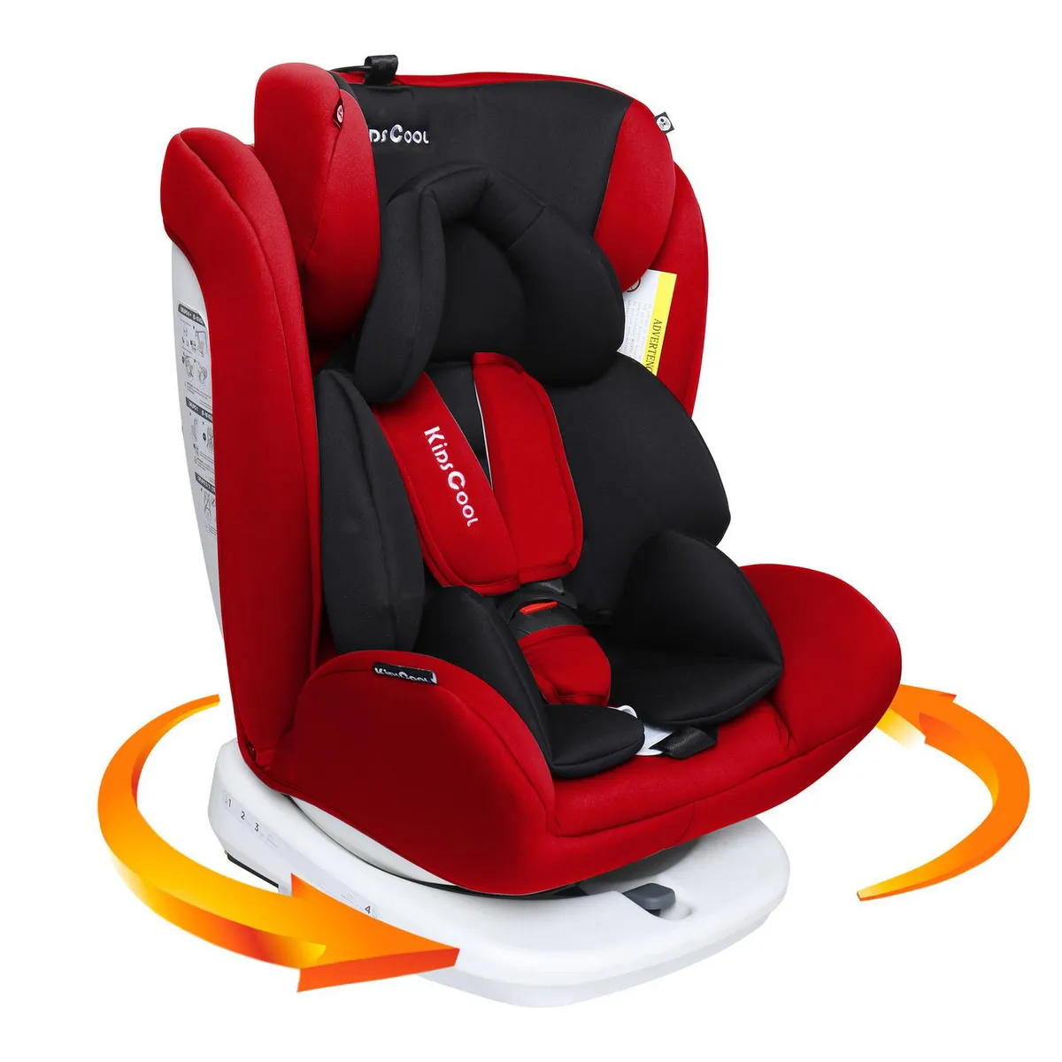 KIDSCOOL - Silla de Auto Rojo