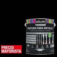 KOLOR - Esmalte Sintético Brillante 1 galón(es) Negro Negro