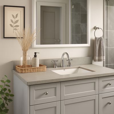 Imagen 2 del producto Lavamanos Bajo Cubierta Forma Rectangular Cerámica 51x18x38.5 cm Blanco