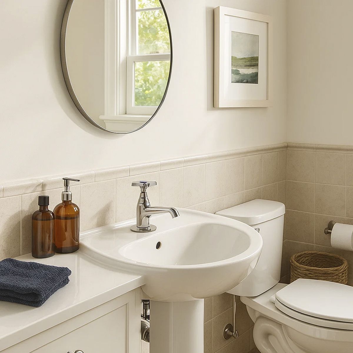 FAS - Llave para Lavatorio Manual Cromado