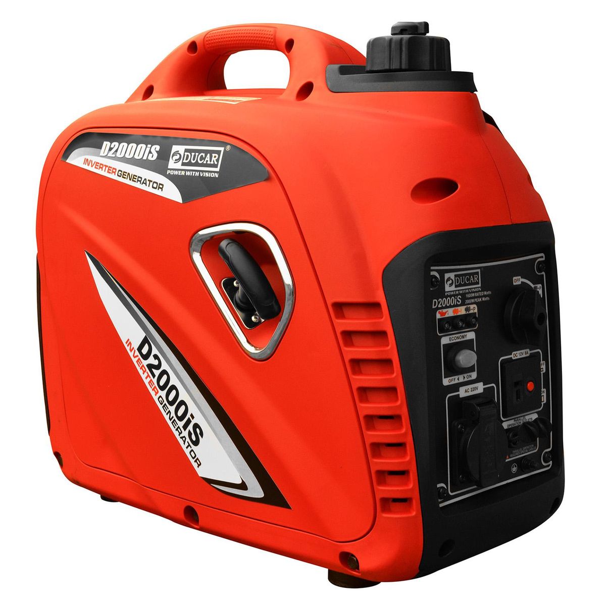Generador Eléctrico a Gasolina Partida Manual 2000 W 4.5 l, marca DUCAR - Foto 2