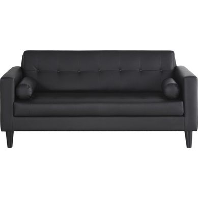 Sof 2 cuerpos 170x75x70 cm negro