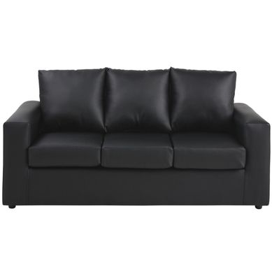 Sof 3 cuerpos 175x85x75 cm negro