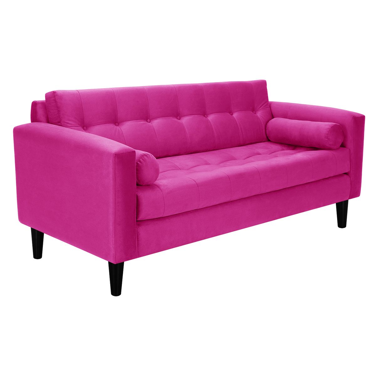 BODEVIR - Sofá 3 cuerpos RETRO 75x75x175 cm Fucsia