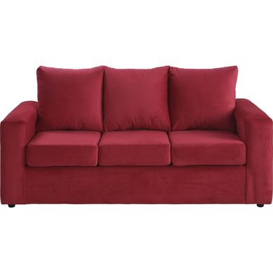 Sof 3 cuerpos 175x85x75 cm rojo